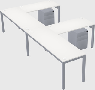 L-shaped desk