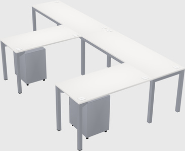 L-shaped desk