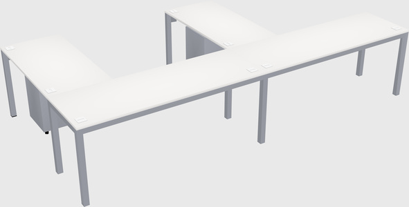 L-shaped desk