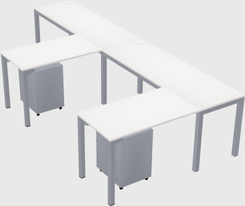 L-shaped desk