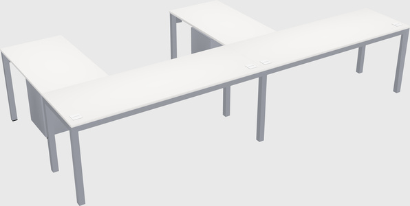 L-shaped desk