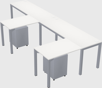 L-shaped desk