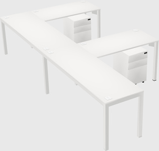L-shaped desk