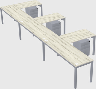 L-shaped desk