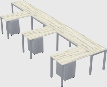 L-shaped desk