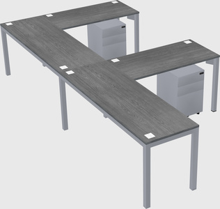 L-shaped desk