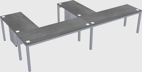 L-shaped desk