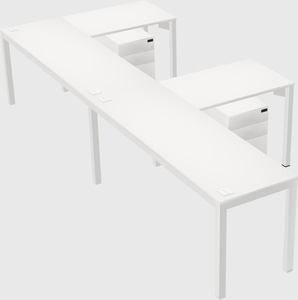 L-shaped desk
