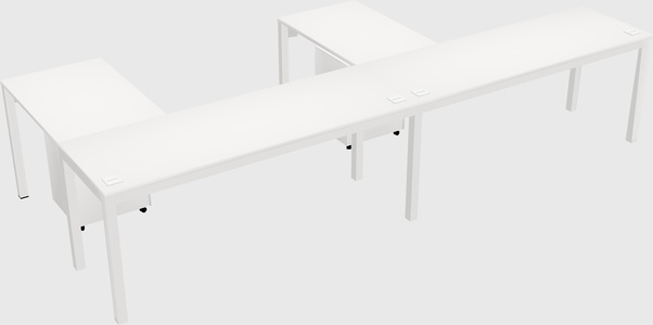L-shaped desk
