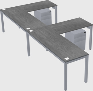L-shaped desk