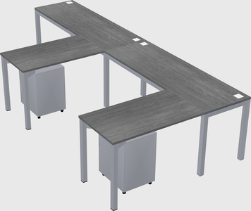 L-shaped desk