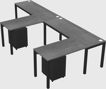 L-shaped desk