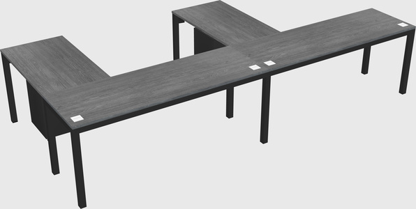 L-shaped desk