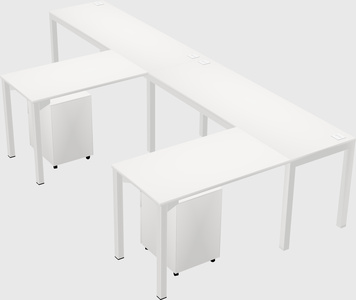 L-shaped desk