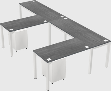 L-shaped desk