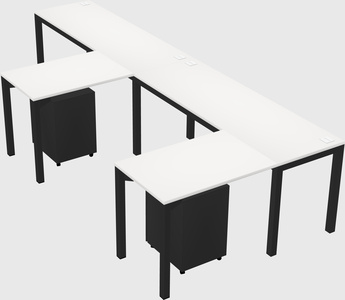L-shaped desk