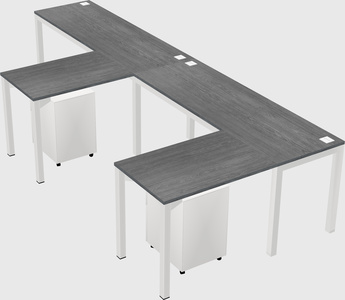 L-shaped desk