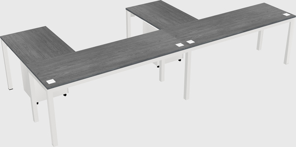L-shaped desk