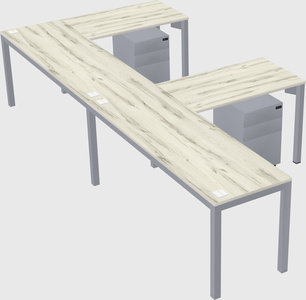 L-shaped desk