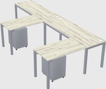 L-shaped desk
