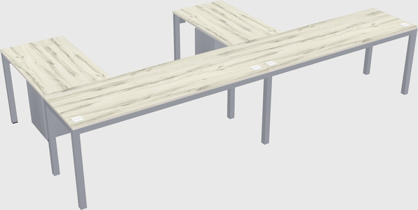 L-shaped desk