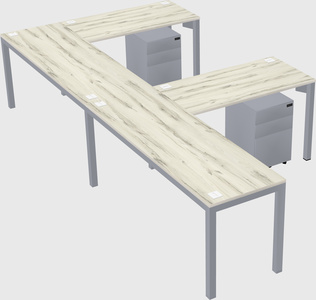 L-shaped desk
