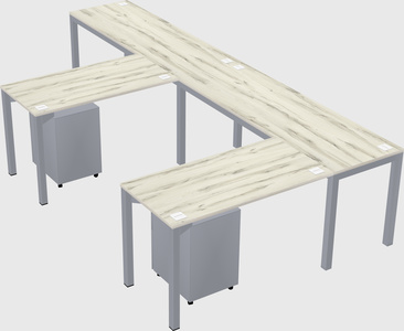L-shaped desk