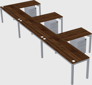 L-shaped desk