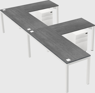 L-shaped desk