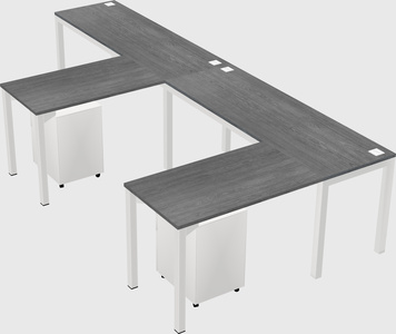 L-shaped desk
