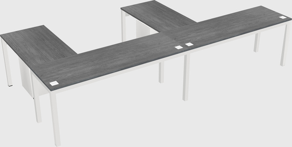 L-shaped desk