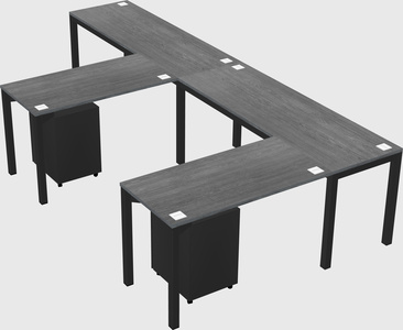 L-shaped desk