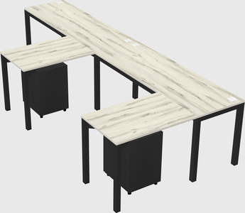L-shaped desk