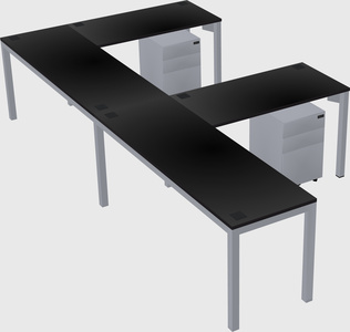 L-shaped desk