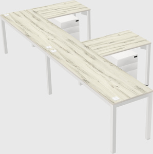 L-shaped desk