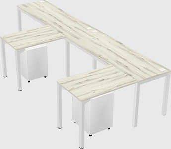 L-shaped desk