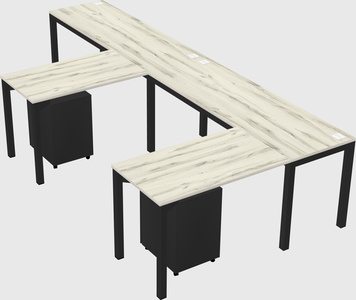 L-shaped desk