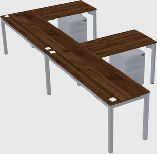 L-shaped desk