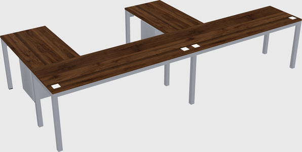 L-shaped desk