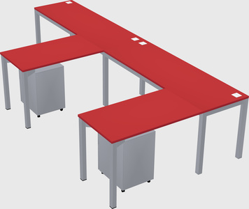 L-shaped desk