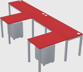L-shaped desk
