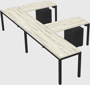 L-shaped desk