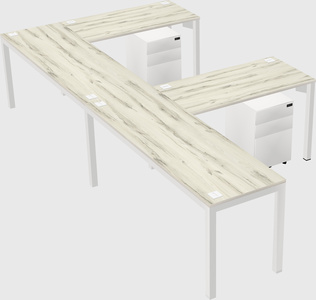 L-shaped desk
