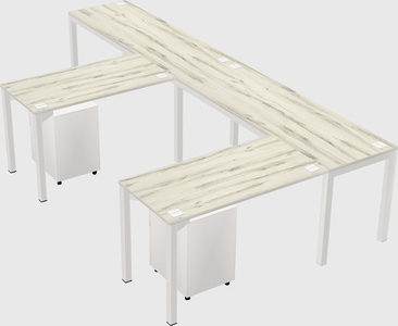 L-shaped desk