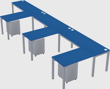 L-shaped desk