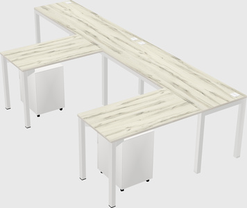 L-shaped desk