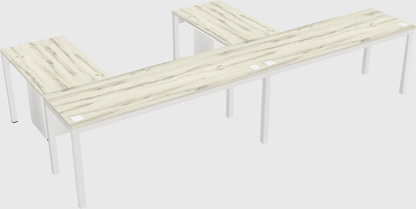 L-shaped desk