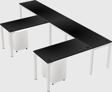 L-shaped desk