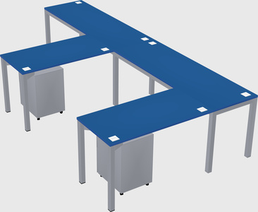 L-shaped desk