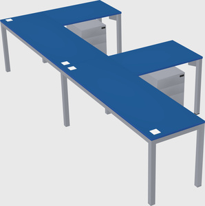 L-shaped desk